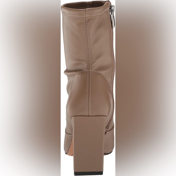🆕Franco Sarto NEW SIZE 8 Women's L-Avana Mid Calf Boot Taupe Vegan - Picture 3 of 6